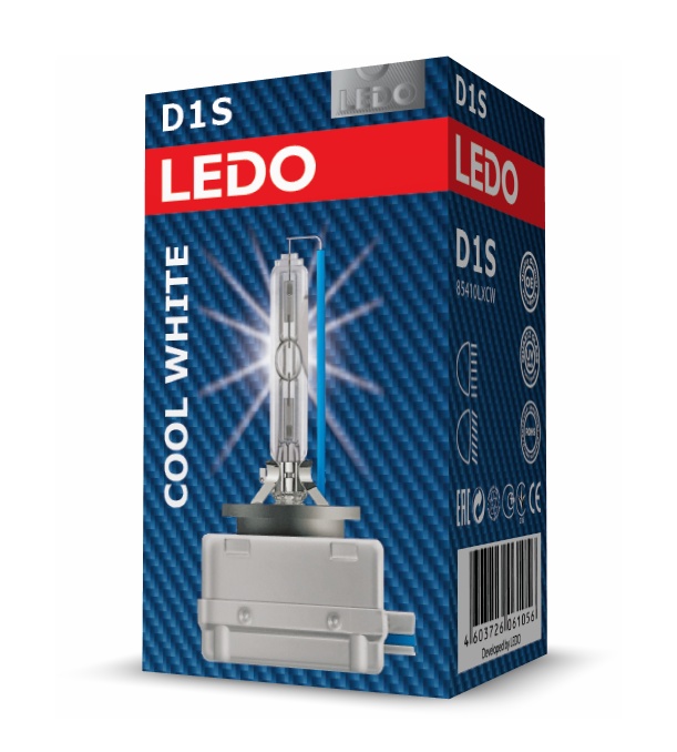Лампа D1S 6000К LEDO Cool White