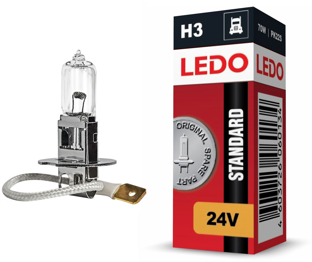 Лампа H3 LEDO Standard 24V 70W