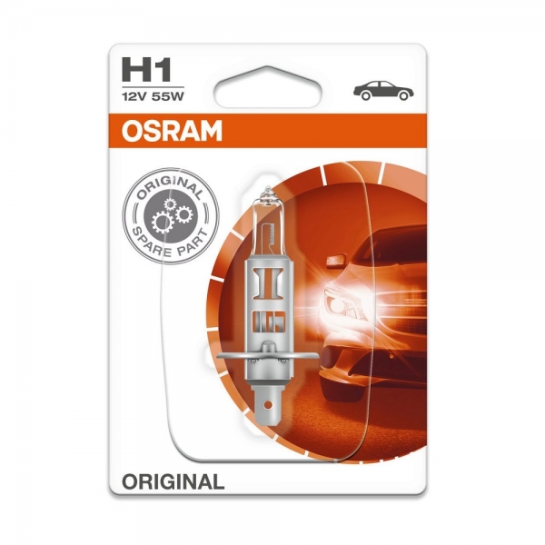 Автолампа H1 (55) P14.5s (блистер) 12V OSRAM