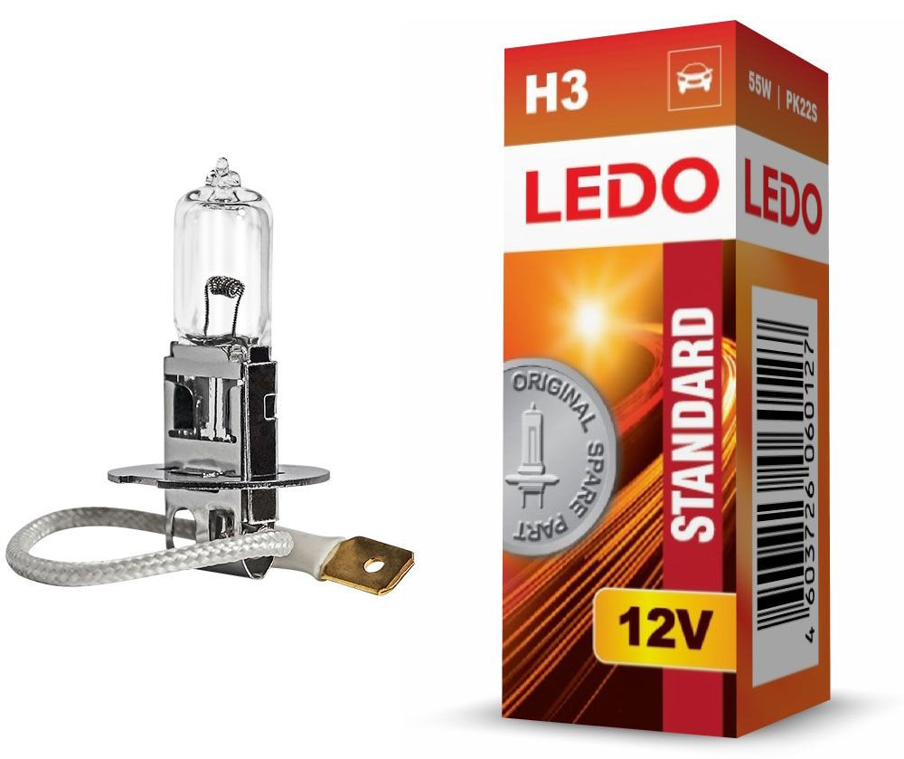 Лампа H3 LEDO Standard 12V 55W