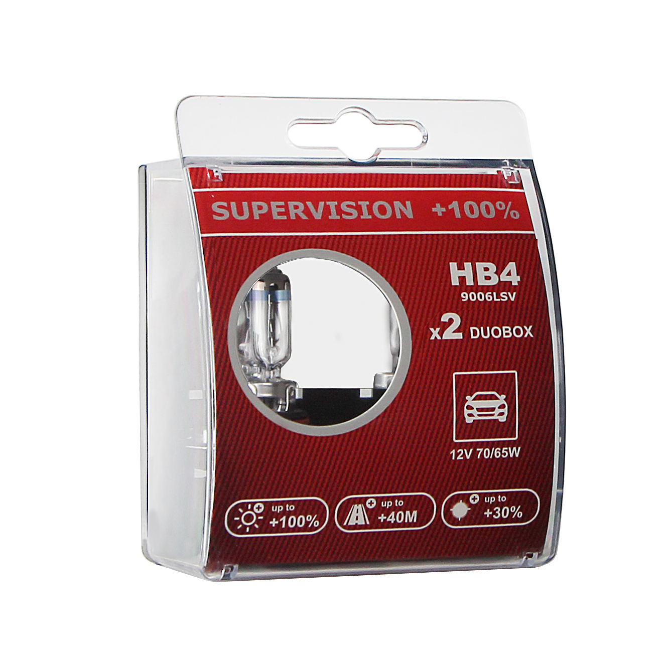 Лампа HB4 LEDO SuperVision +100% 12V Duobox 2шт
