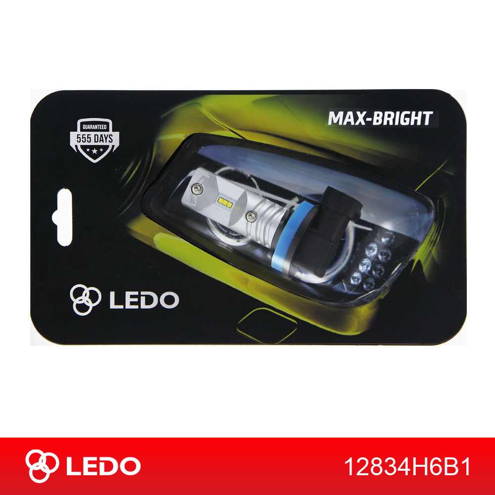 Лампа светодиодная H8/H9/H11 LEDO Max-Bright 6CSP 12V