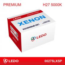 Комплект ксенона H27 5000K LEDO Premium (AC/12V)