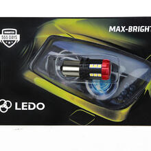 Лампа светодиодная P21W LEDO Max-Bright Hard 18SMD 12V-60V белая