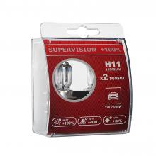 Лампа H11 LEDO SuperVision +100% 12V Duobox 2шт