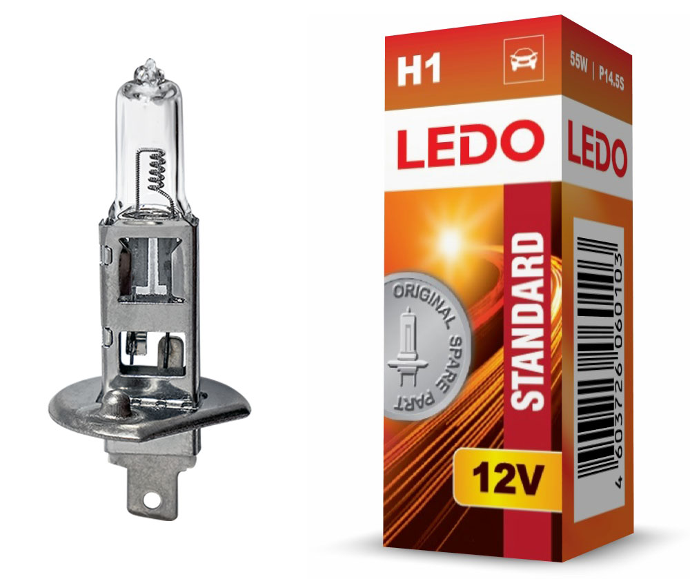 Лампа H1 LEDO Standard 12V 55W