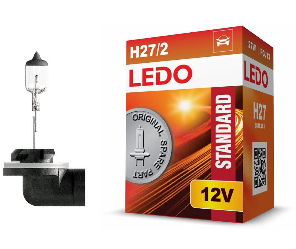 Лампа H27 (881) LEDO Standard 12V 27W
